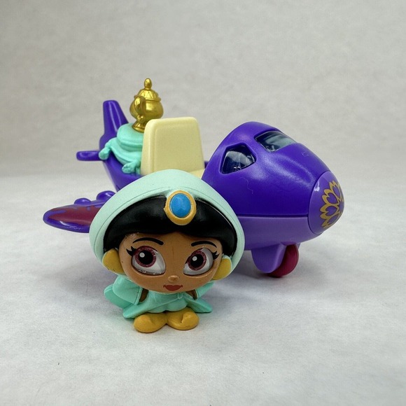 Disney Doorables JASMINE Lets Go Car Princess Aladdin Genie NEW but Opened RARE - Picture 3 of 11